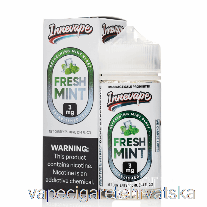 Vape Hrvatska Fresh Mint - Innevape E-tekućina - 100ml 0mg